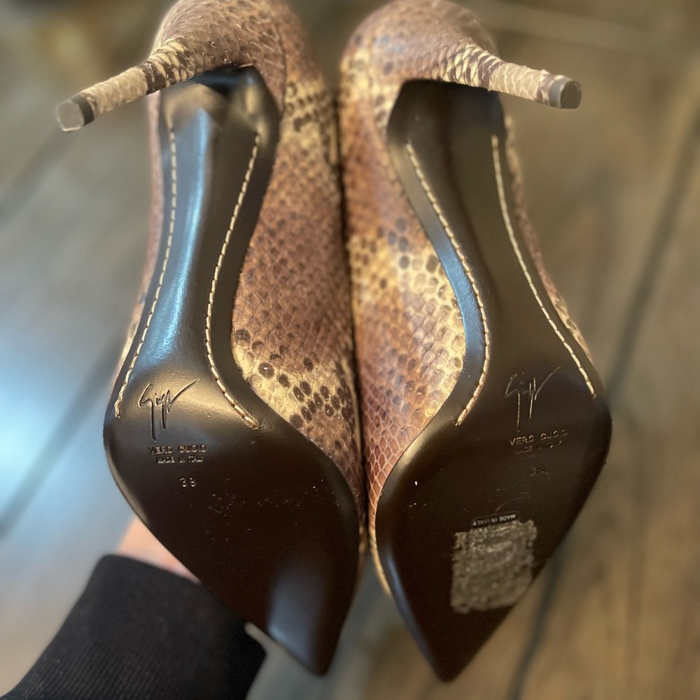 Giuseppe Zanotti Python Print Pumps - image 4